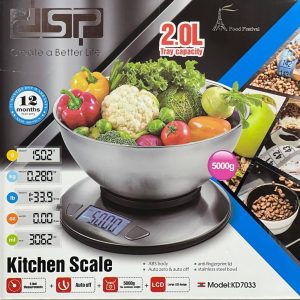 ترازو  اشپزخانه ۵ کیلویی برند DSP